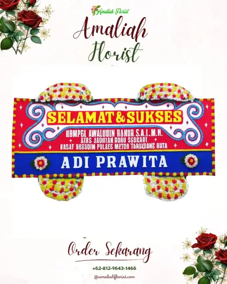 Papan Bunga Ucapan Selamat Pucungbedug